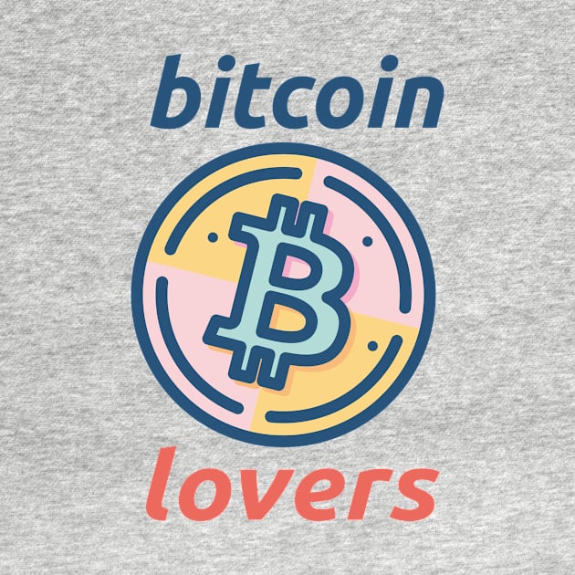 Bitcoin lovers: Pastel Bitcoin Devotee Symbol by RetroWavePrints